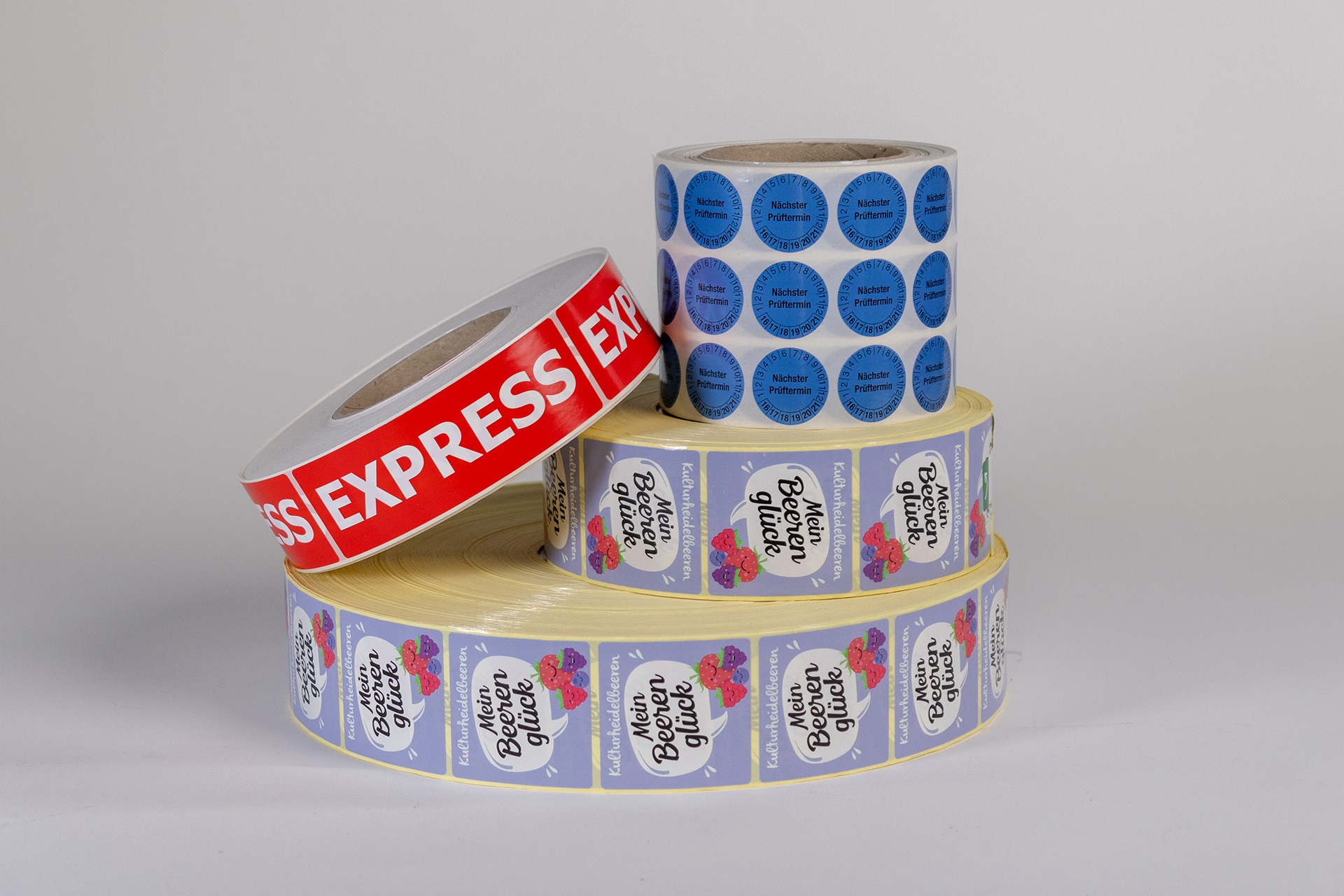 Bedruckte Etiketten Rollenhaftetiketten Bedruckte Etiketten Rollenhaftetiketten